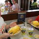 Diners enjoy Cincinnati style chili at Skyline restaurant